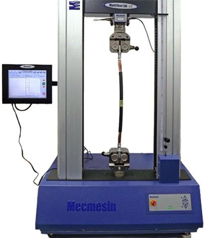Touch screen recall of test procedures and clear display of graphical results with the 50 kN xt system